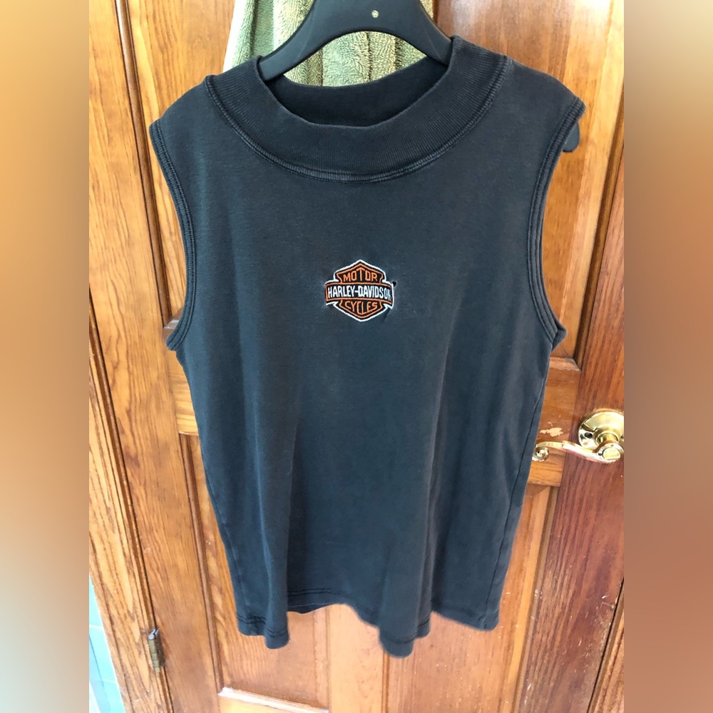 Harley Davidson black tank top for kids
